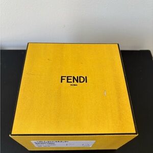Fendi Yellow Jewelry Box